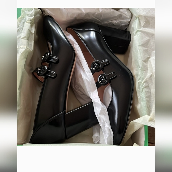 J. Crew spazzolato leather Mary Jane double strap Maisie pump - Picture 2 of 11